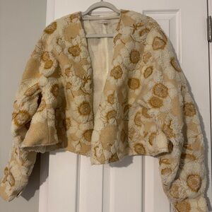 Anthropologie Floral Jacket